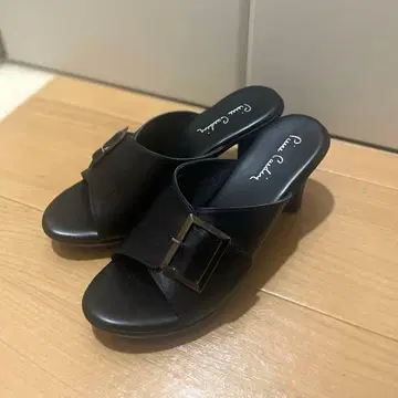 pierre cardin 피에르 카르단 블랙 힐 샌들