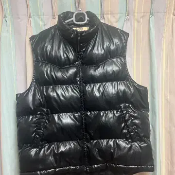 KANSAI JEANS 블랙 다운 베스트 3L