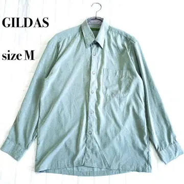 GILDAS 그린 계열 긴팔 셔츠 M 남성용