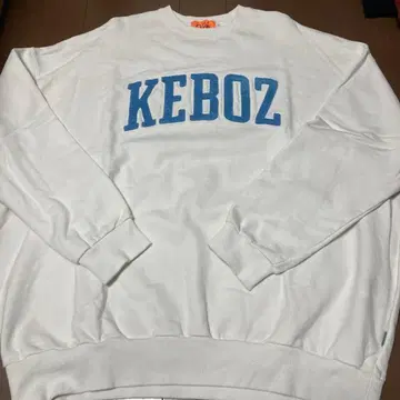 케보즈 keboz 맨투맨 화이트 흰색 트레이닝복