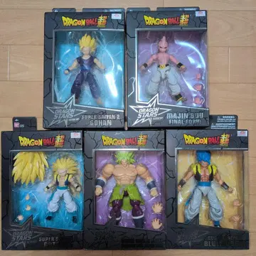 브로리 등 드래곤 스타즈 해외 피규어 세트 드래곤볼 초 5체 세트