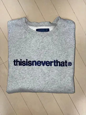 thisisneverthat 맨투맨 그레이 M