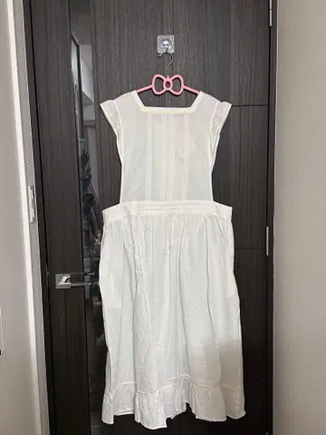 [앨리스 x 사만사 모스2] 배색 에이프런 원피스