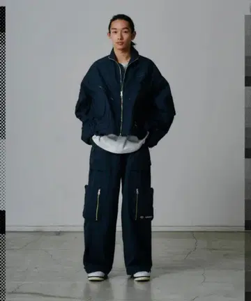 FACETASM x Dickies FLIGHT JACKET 네이비 3