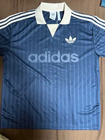 아디다스 네이비 스트라이프 피케 셔츠