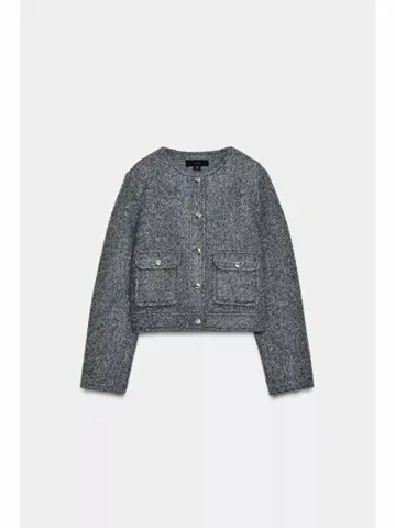 ZARA 부클레 자켓 S