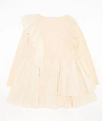 [ 정가 1만 5천엔 ] CELFORD 프릴 달린 긴팔 상의 베이지