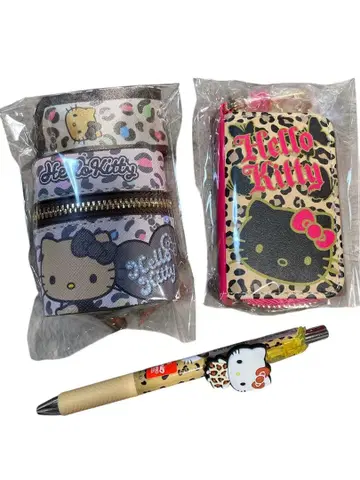 헬로키티 레오파드 무늬 3종 세트