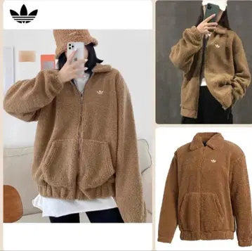일본 미입고 adidas 보아 자켓 브라운 M