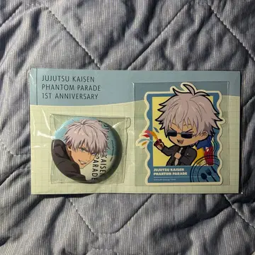 주술회전 팬텀 퍼레이드 고죠 사토루 캔뱃지 스티커