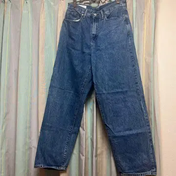 GAP 배기 핏 데님 30/30 인디고 블루