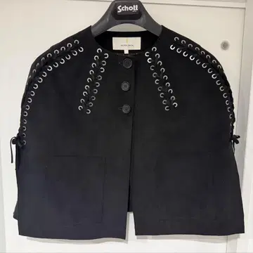 아키라 나카 AKIRA NAKA 페이크 스웨이드 케이프