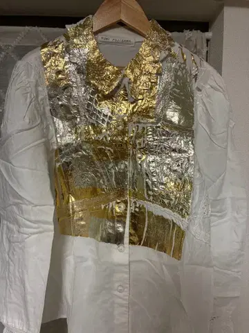 Yuki Fujisawa 금박 장식 셔츠
