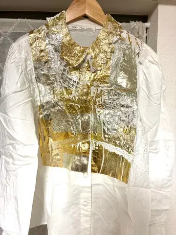 Yuki Fujisawa 금박 장식 셔츠