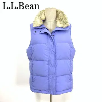 LA7934 엘엘빈 다운 베스트 퍼 포함 파랑 스카이블루 M