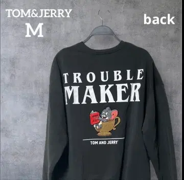 새상품 TOM&JERRY 톰과 제리 트레이닝복 남성용 사가 자수 M