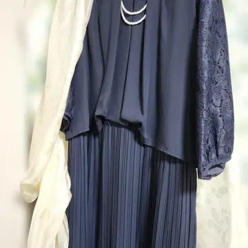 포멀 원피스와 스톨