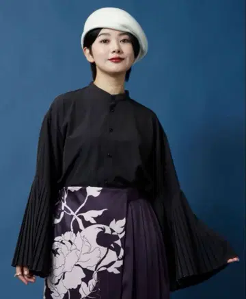 와모노야 카야 주름 토프 주름 이너 스커트 세트