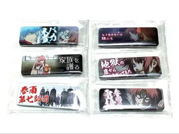 은혼 롱 스퀘어 캔뱃지 춘우 제7사단 카무이 아부토