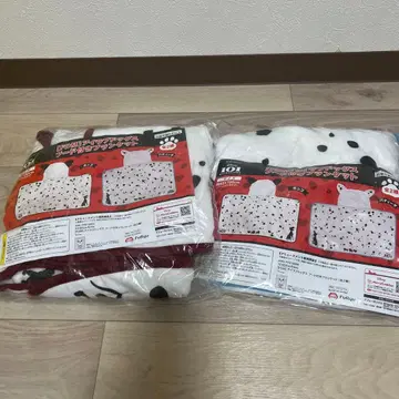 101마리 강아지 아이러브독스 후드 부착 담요