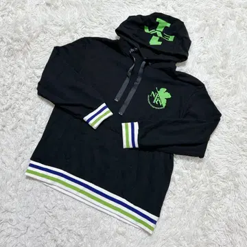 [ c7175 ] EVANGELION 후드티 긴팔 블랙