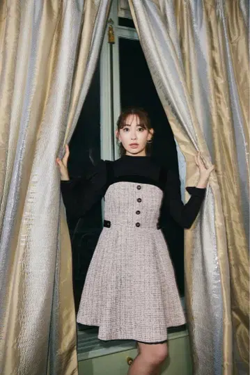 herlipto Margaux Tweed Mini Dress