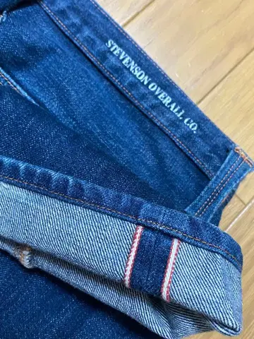 Stevenson Overall Co. 데님 팬츠 W30 적미 일본제
