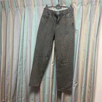 huf 브라운 배기 데님