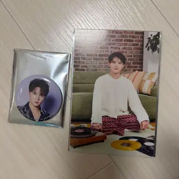 준스 JX Hug&Love 캔뱃지 엽서