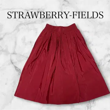STRAWBERRY-FIELDS 스커트 빨간색