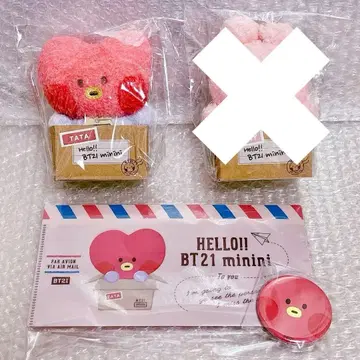 BT21 minini 난자타운 복슬복슬 봉제 인형 TATA 타타