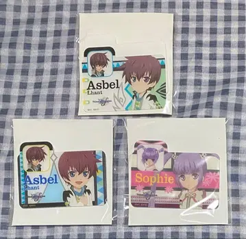 테일즈 최애 네임 배지 아스벨 소피 3세트