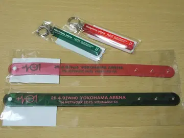 TM NETWORK 호텔 키링 PVC 밴딩 요코아리 2종 4개 세트