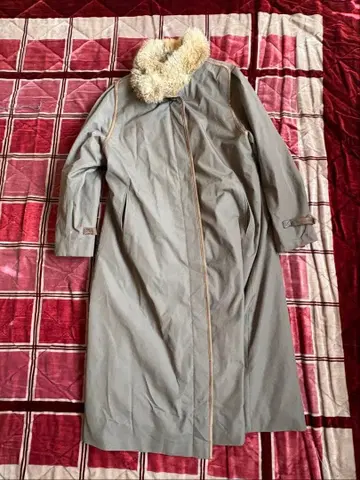 Wilken 그레이 퍼 부착 롱 코트