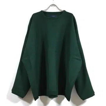 새상품 돌먼 슬리브 루즈 니트 스웨터 남성용 그린 M