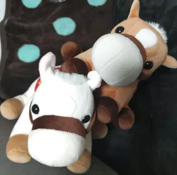 우마 복권 4등 말띠 브라운 화이트 2개 세트