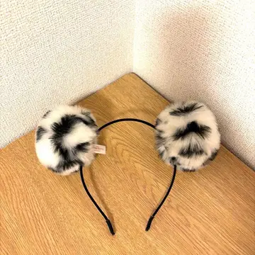 [새상품급] 디즈니 머리띠 레오파드 무늬