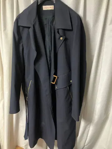 CULENI 네이비 타이 로켄 코트 사이즈 1