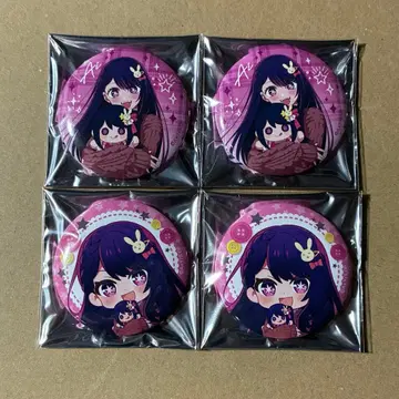 최애의 아이 트레이딩 캔뱃지 봉제 인형ver. 호시노 아이 아이