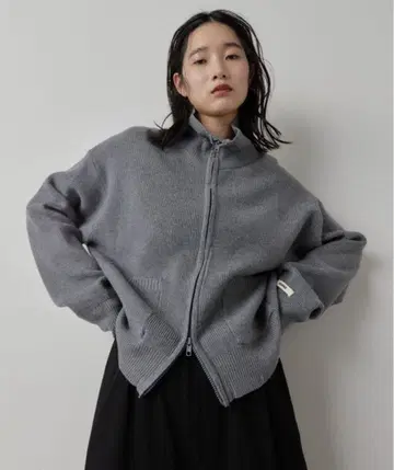 HANNE 드라이버 니트 그레이