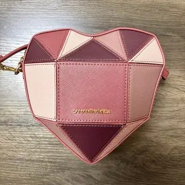 SAMANTHAVEGA 사만사베가 하트 숄더 백 핑크