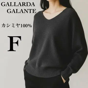 GALLARDA GALANTE 캐시미어 100% 긴팔 스웨터 F 여성용
