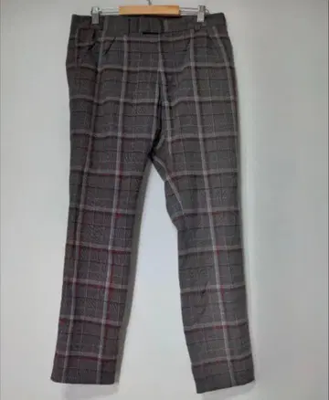 [ one way ] 그레이 계열 체크 캐주얼 팬츠 S