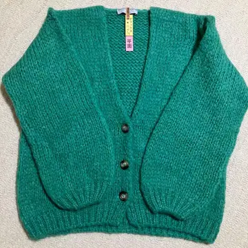 TRICOTS JEANS MARC 그린 가디건