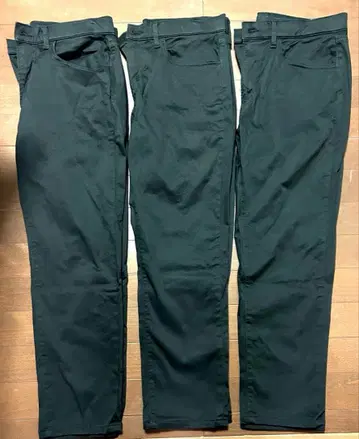 유니클로 스키니 데님 블랙 3개 세트