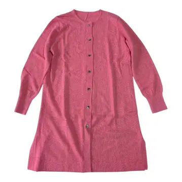 컨디션 최상! 울 혼방 니트 튜닉 기장 가디건 38