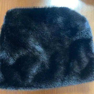 [택 포함 새상품] ABITOKYO 인조 모피 2way 백 블랙