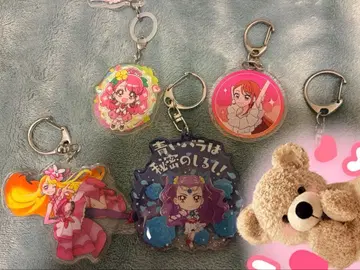 프리큐어 아크릴 키링 4개 세트
