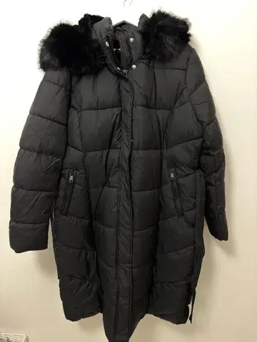 [새상품] 롱 다운 자켓 후드 부착