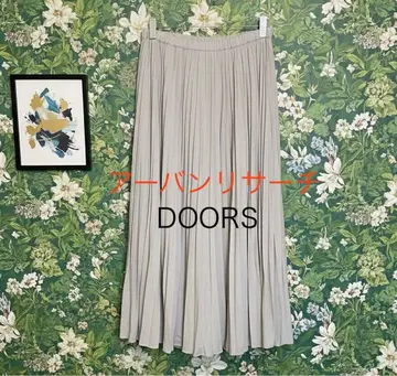 [ 어반 리서치 DOORS ] 플리츠 스커트 라이트 그레이